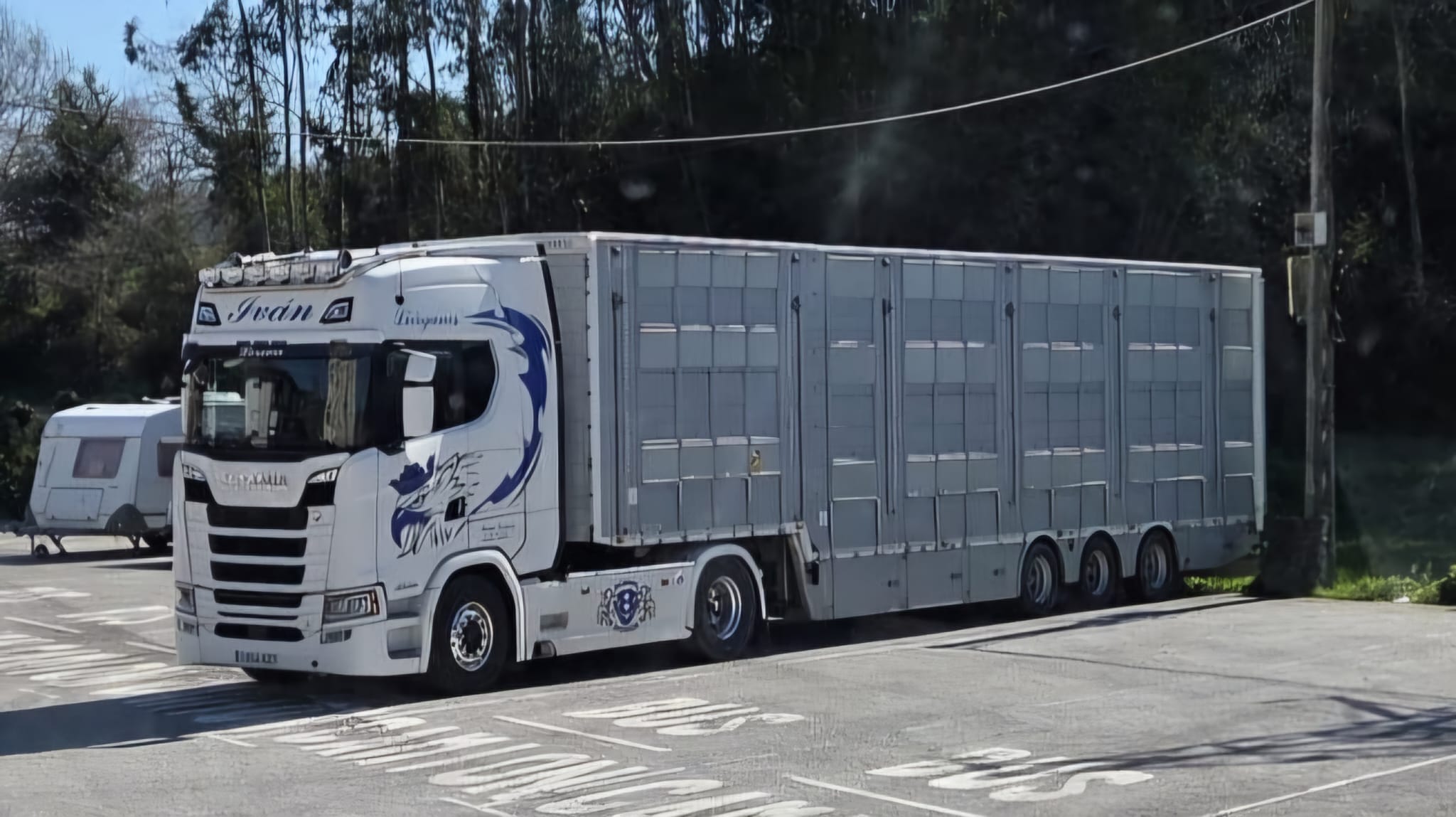 Camión para transporte de animales vivos